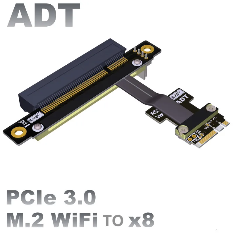 Кабель-удлинитель M.2 Key A.E для интерфейса Wi-Fi PCIE x8 Gen 3 0 8G/bps кабель PCI E 8x SSD |