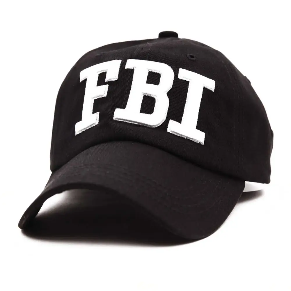 Мужская и женская уличная бейсболка с вышивкой полиция FBI Snapback для друзей корабль