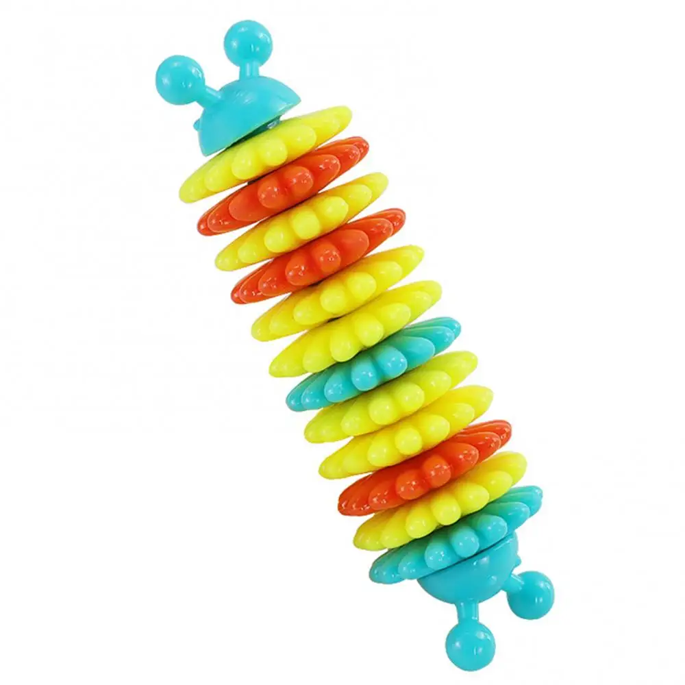 Blue Entertainment Toys Caterpillar Shape Bite Resistant Molar Grind Stick Food Leakage Dog Teeth Cleaner For Small Animals |