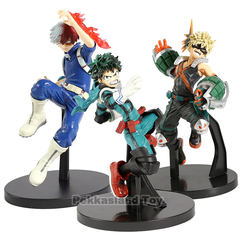 

My Hero Academia The Amazing Heroes Vol.1~3 Izuku Midoriya Bakugou Katsuki Todoroki Shoto PVC Figure Collectible Model Toy