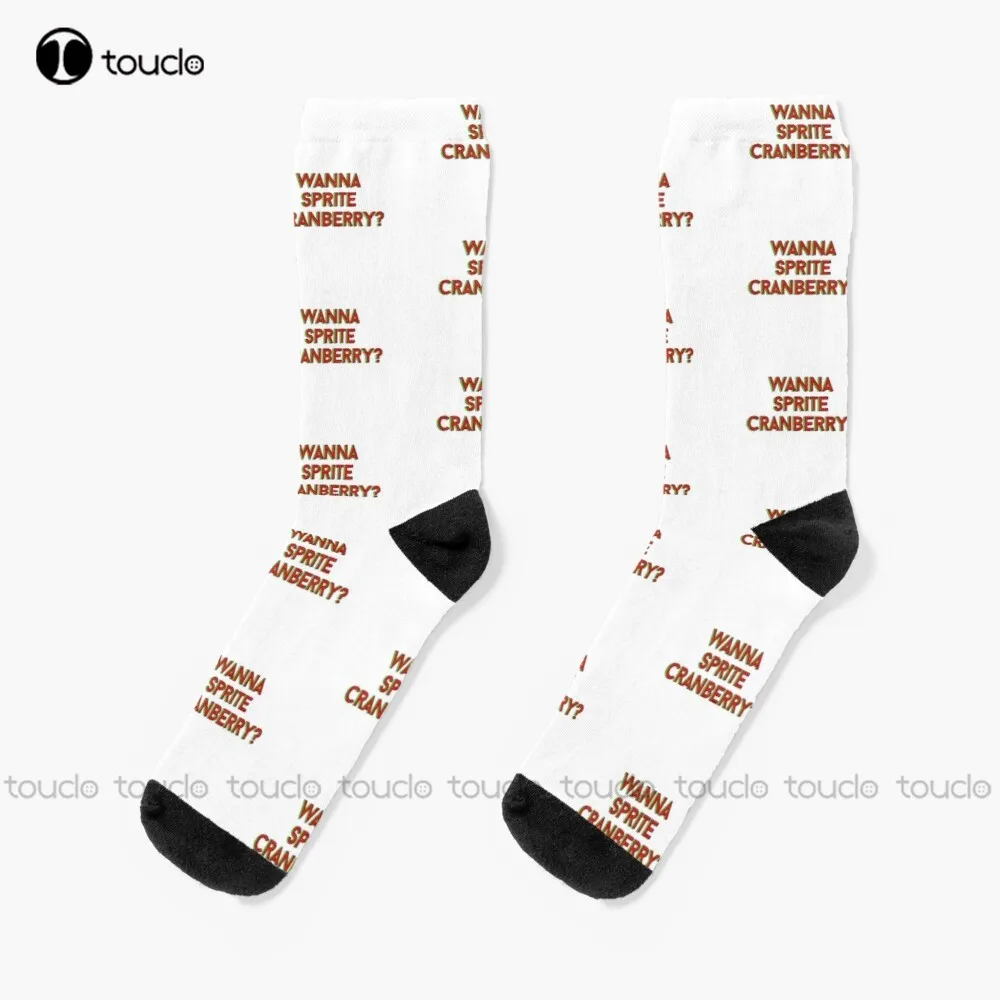 

Wanna Sprite Cranberry Socks Purple Socks Christmas New Year Thanksgiving Day Gift Unisex Adult Teen Youth Socks Custom