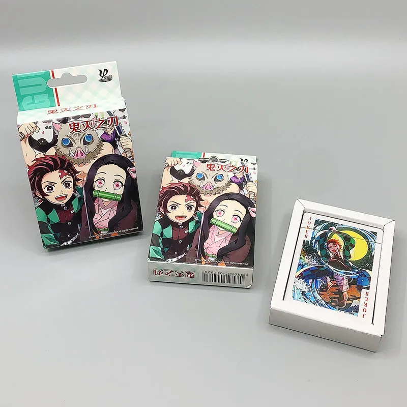 Фигурка аниме рассекающий демонов Kimetsu no Yaiba аксессуары для покерных карт Kamado