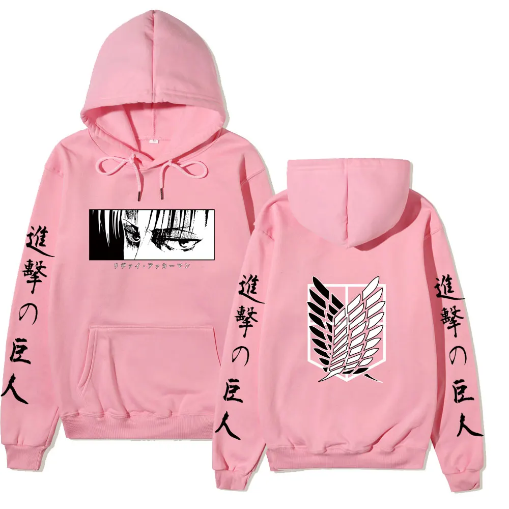 

2020 Anime Hoodie Attack on Titan Hoodied Long Sleeve Streetwear Harajuku Sweatshirt Men/Women Unisex Sport Hoody Hoodies