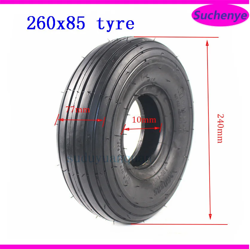 

11 дюймов 300-4 дорожная шина 3,00-4 260x85 внутренняя и внешняя шины для мини 2-тактного квадроцикла ATV запчасти для мотоцикла бритвенный Карманный М...