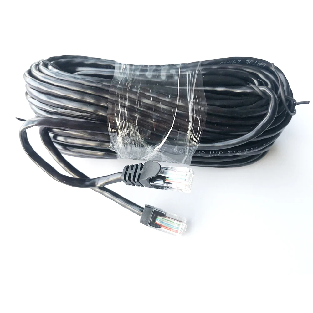 Значение 2 шт 20 м 65 футов cat5 Ethernet сетевой кабель RJ45 патч открытый