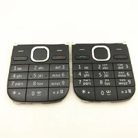 10pcslot for nokia c2 c2 01 mobile phone keypad blackgold english and hebrew keypad repair parts