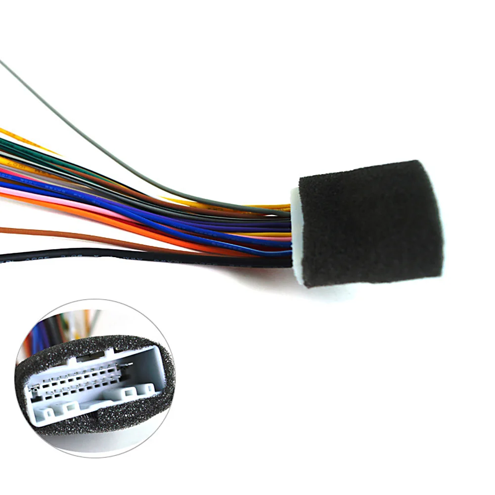 

Wiring Harness Stereo Receiver Car Audio 20 Pin Aftermarket Connect OEM Factory Adapter Plug For Nissan Subaru Infiniti