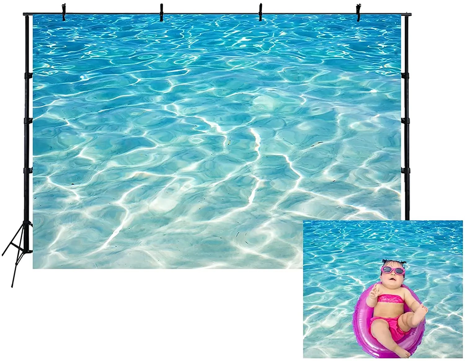 

Фон для вечевечерние в бассейне, летний фон для фотосъемки в бассейне, фотостудия, Виниловый фон для фотосъемки в помещении, с узором для маш...