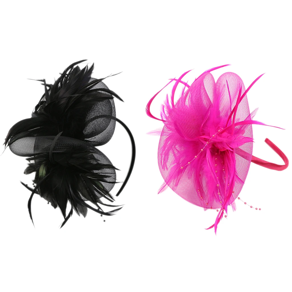 

1920s Headpiece Artificial Feather Flapper Headband Headdress for Party