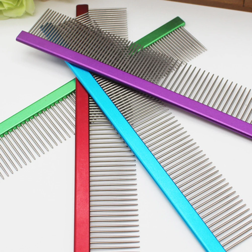 Расческа для собак профессиональная щетка из нержавеющей стали груминга кошек и