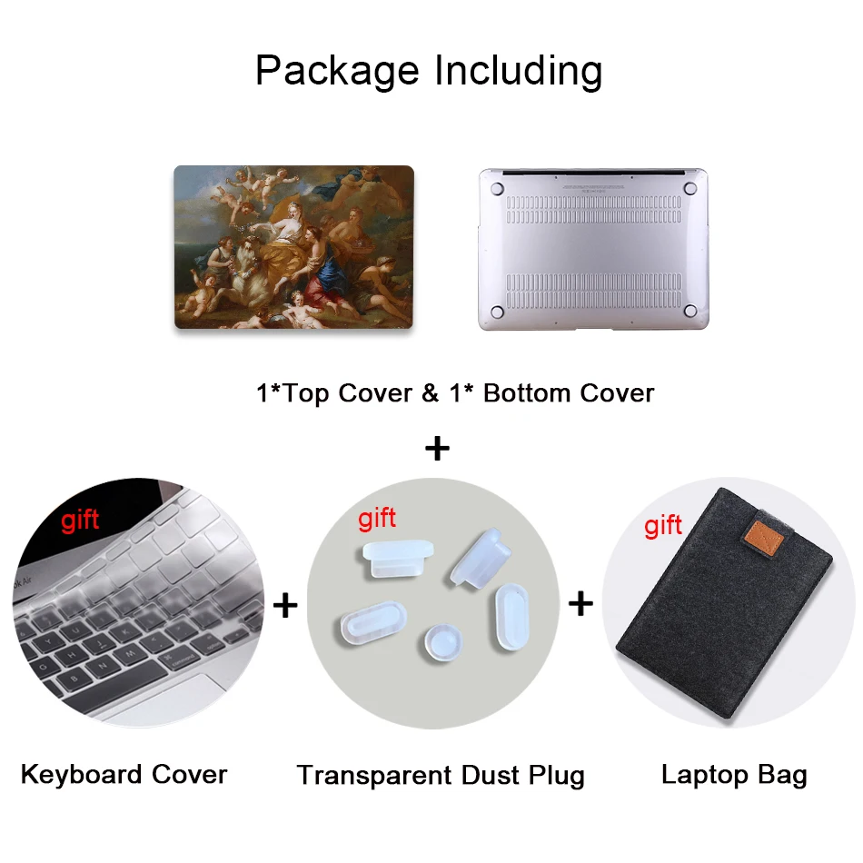 MTT чехол для Macbook Air Pro retina 11 12 13 15 Сенсорная панель классическая картина маслом ноутбук рукав для Apple macbook 13,3 дюйма Чехол