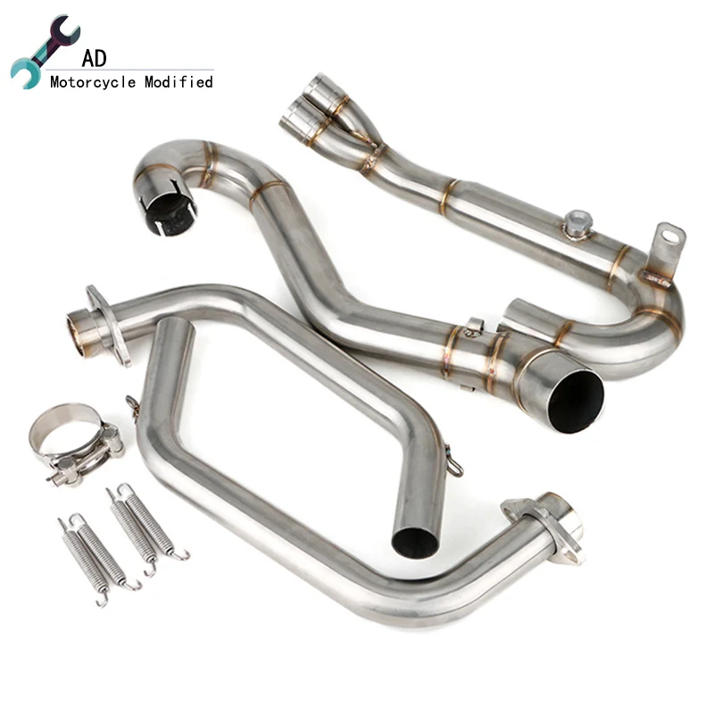 Глушитель мотоцикла средняя труба полная система выхлопной для Yamaha MT03 MT 03 YZF R3 R25