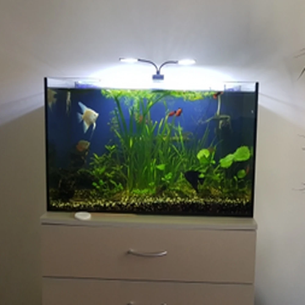 Aquarium Light For Fish Tank Planted 10W/5W LED Lighting Anti Fog Clip On Luces Lights Lamp|aquarium clip led|led aquarium cliptank led |
