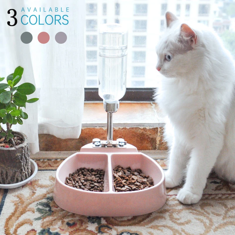 

кормушка для кошек автокормушка для кошек миска для кошек Товары для домашних животных, Влажная и сухая миска, устойчивая к соскальзыванию, ...