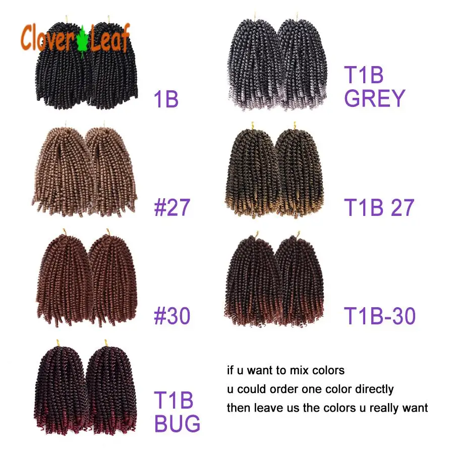 Hair Extension For Braids Locks Crochet Spring Twist 3pack 6pack 9pack Kanekalon hair goddess faux locs crochet 1b Grey |