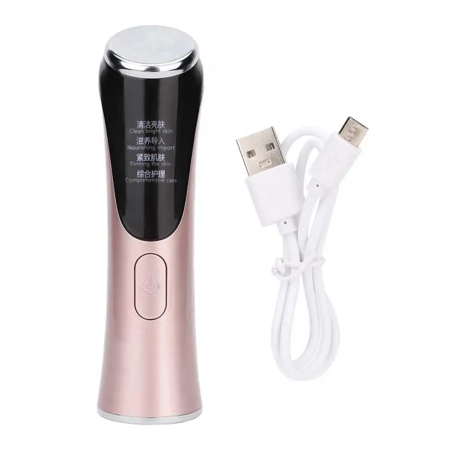 USB против морщин ионный массажер для лица перезаряжаемый ультразвуковой