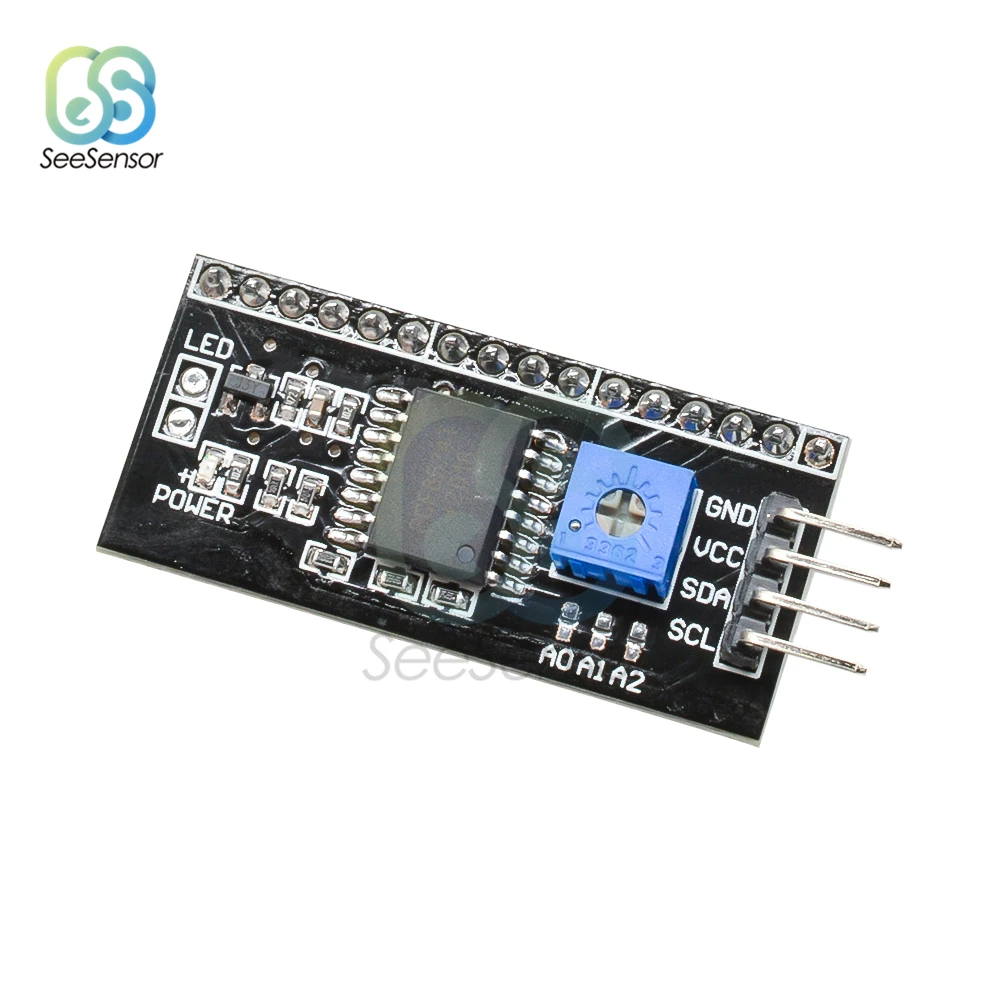 1602 Модуль ЖКД Синий/Желтый экран с подсветкой IIC/I2C 16x2 символьный ЖК дисплей 5 В для