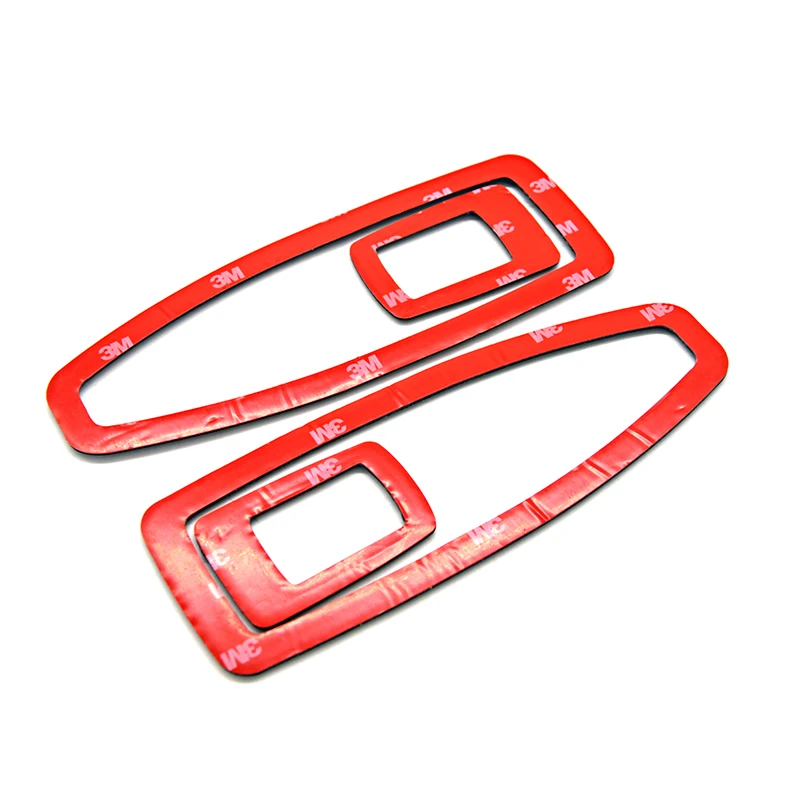 

4pcs Real Carbon Fiber Stickers for BMW F30 F20 F21 F34 1 3 Series GT Car Window Lifter Switch Cover Car Interior Accessories