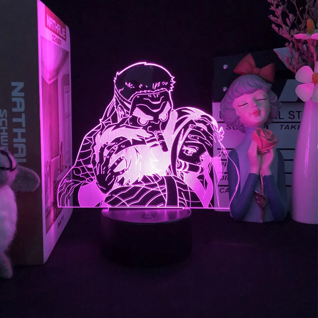 Ночсветильник Tanjiro в стиле аниме светодиодная лампа для истребителей демонов