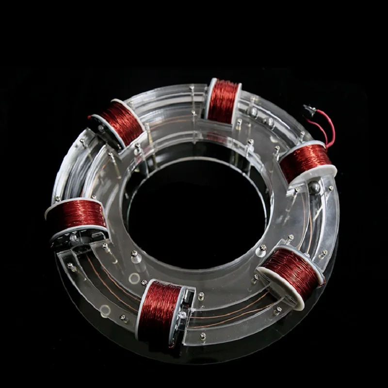 DC12V 8W кольцевой ускоритель циклотрон высокотехнологичная игрушка физическая модель diy комплект Детские Подарочные игрушки