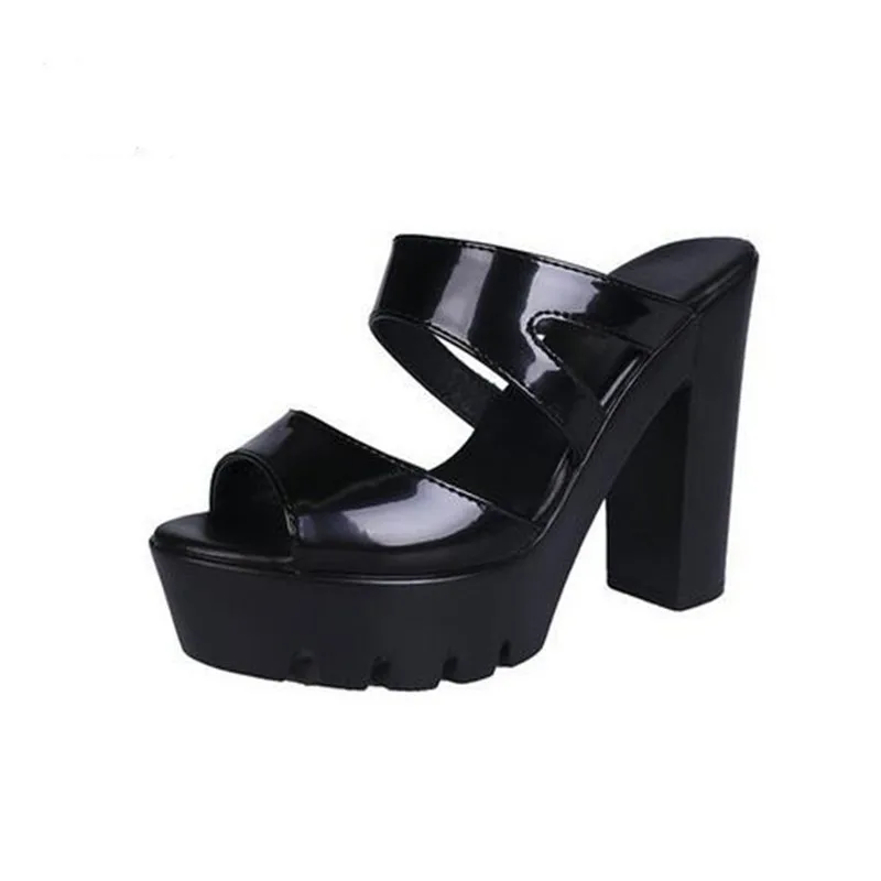 Туфли лодочки женские на высоком каблуке 12 см пикантные сандалии для стриптиза