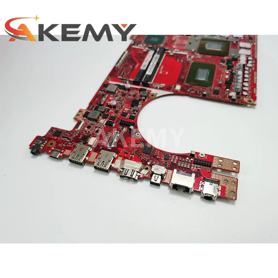 GL504GM Laptop motherboard for ASUS ROG Strix Scar II GL504GM original mainboard HM370 I7-8750H GTX1060 V6G