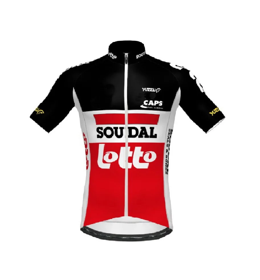2021 LOTTO SOUDAL команда только с коротким рукавом Велоспорт Джерси летняя