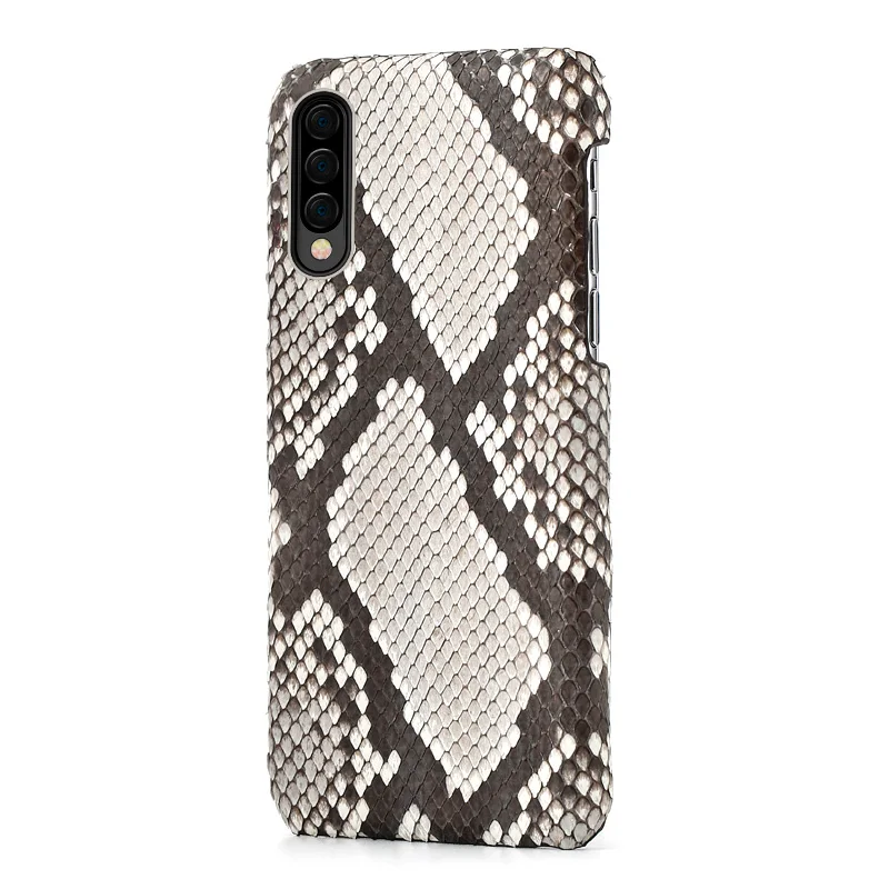 Чехол из натуральной кожи питона для samsung a50 роскошный противоударный чехол A30 A70