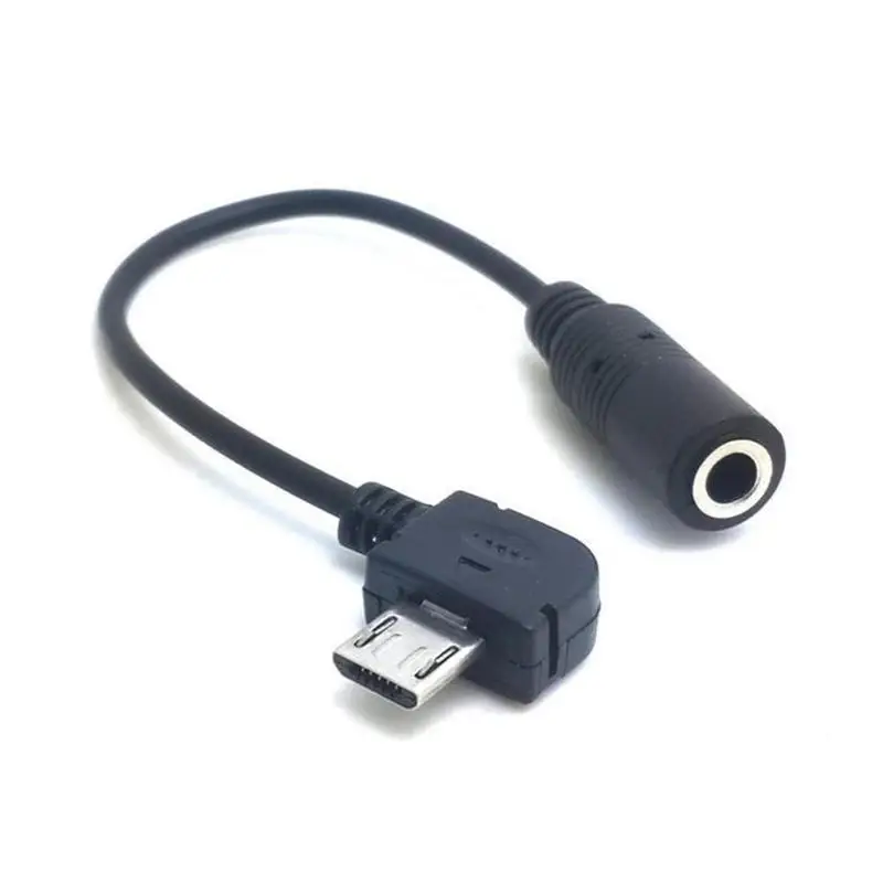 1 шт. Micro USB на 3,5 мм аудио кабель USB 5 Pin штекер на 3,5 мм Женский Aux аудио кабель адаптера для наушников для Nokia
