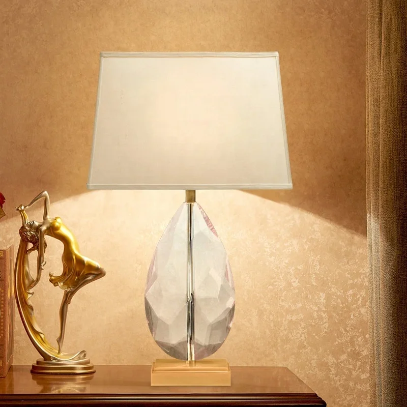 Декоративная современная оптовая продажа роскошная хрустальная настольная