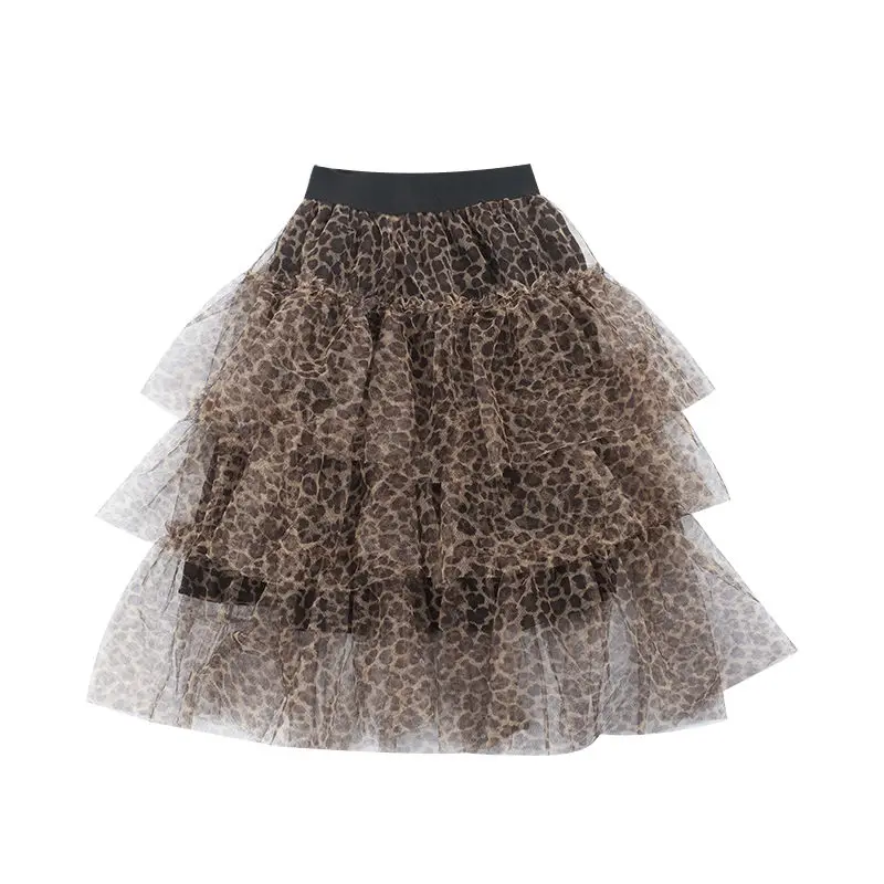 Детская кожаная юбка для девочек на весну и осень удобная Милая одежда малышей