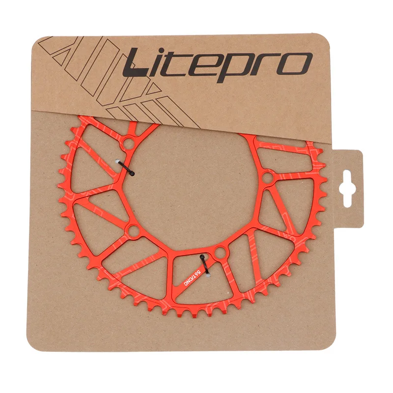 

Litepro Bike Chainring 130BCD Ultralight Alloy CNC 46T 48T 50T 52T 54T 56T 58T Chain Wheel 9/10/11 Speed Wide Narrow Chainwheel