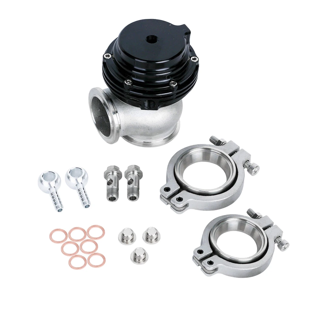 

Universal 38mm Car Aluminum Alloy Blow Off Valve Dump Valve Dual Port Bov Adajustable Blow Off Valve, 4.3x3inch