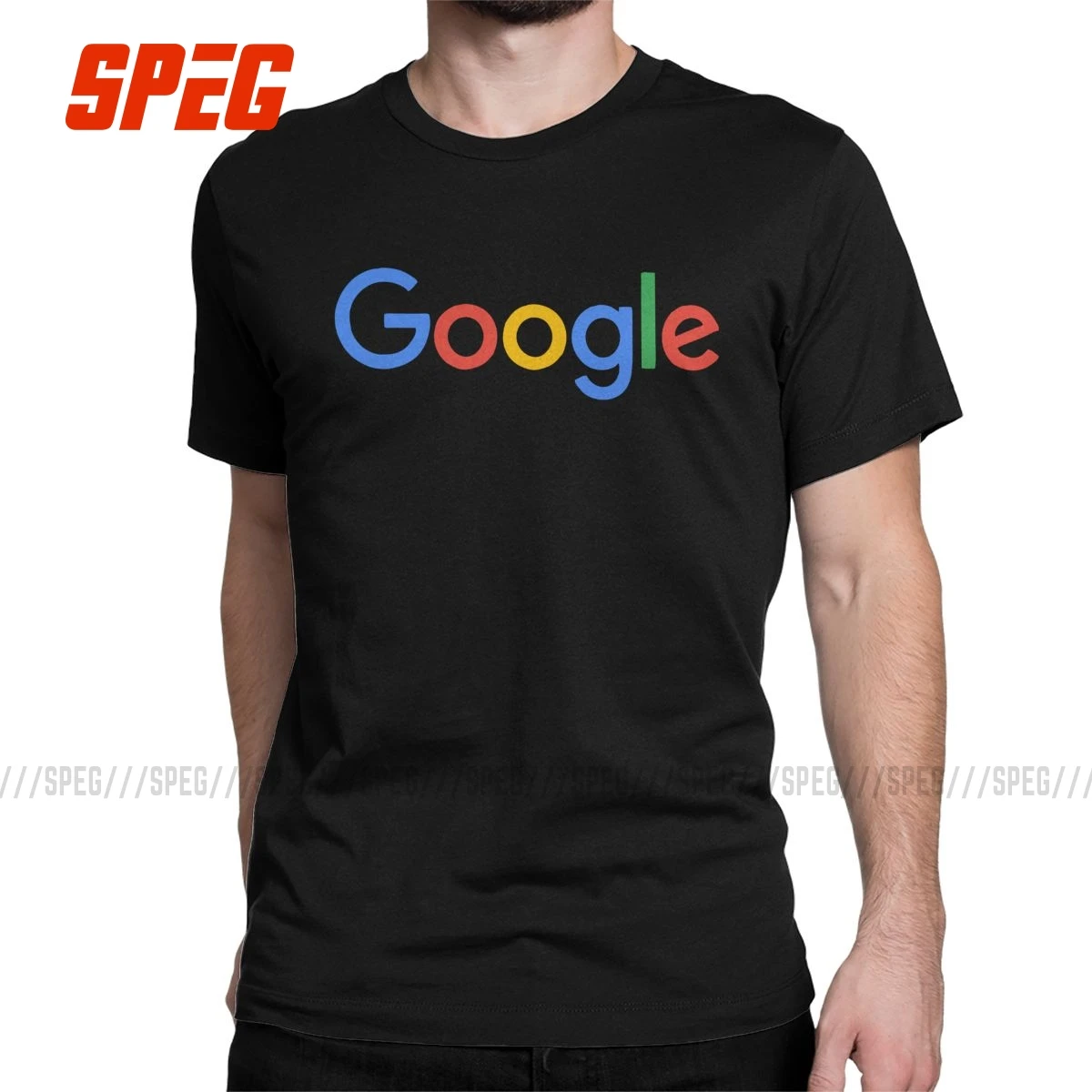 

Винтажные мужские футболки Google с круглым вырезом, футболки из 100% хлопка с коротким рукавом, футболки размера плюс, Простые Топы