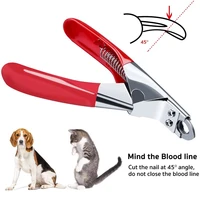stainless steel pet nail clipper pet toes cutter scissorgrooming tool for dog puppy cat kitten rabbit bunny bird hamster