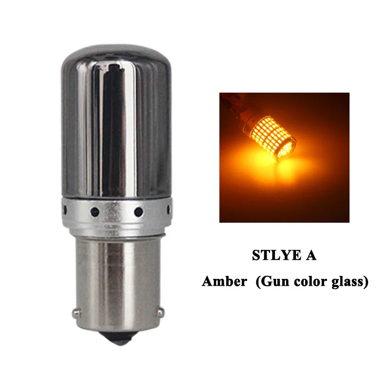 RXZ НОВЫЙ 1 шт. W21W P21W PY21W T20 LED 7440 1156 BA15S BAU15S автомобильные светодиодные лампы для указателя поворота стоп-сигнал 144SMD