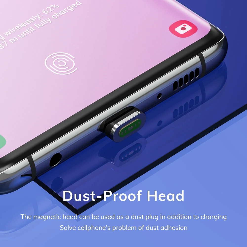 

TOPK USB Magnetic Type C Cable Magnetic Charging Micro USB Cable for iPhone 7 8 11 Pro XR XS Max Xiaomi Samsung