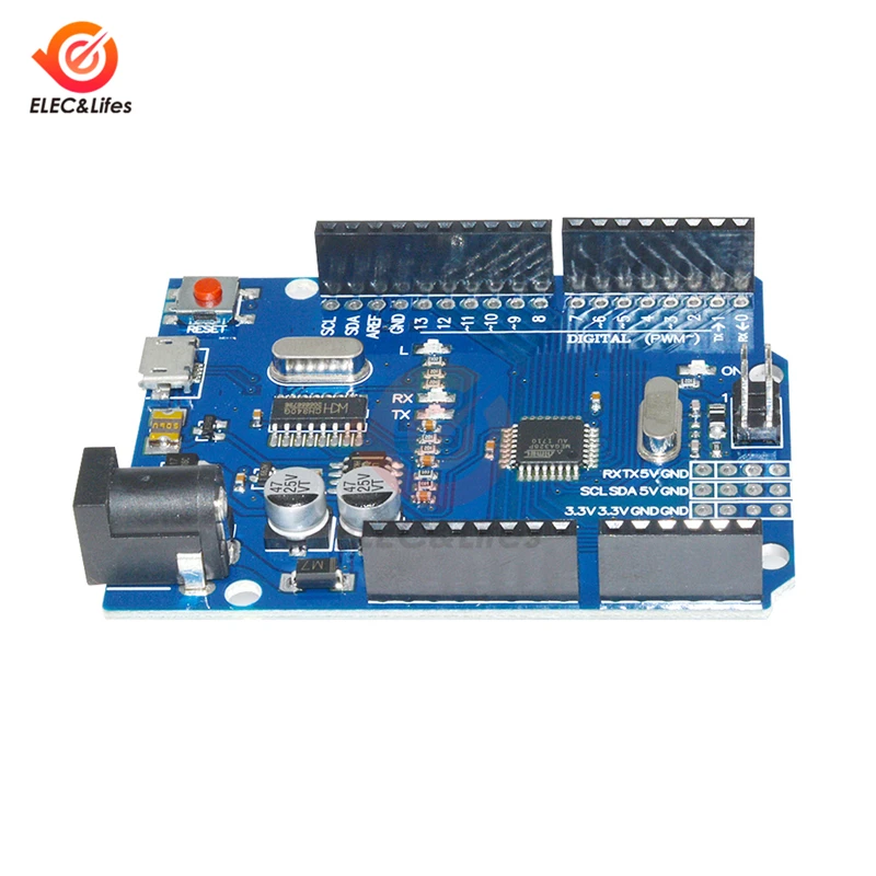 Мини USB плата R3 макетная ATmega328P ATMEGA328P-AU CH340 CH340G для Arduino с прямым контактным
