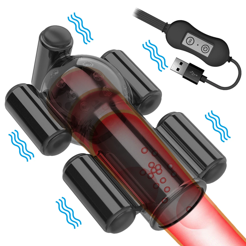 Вибратор-Пуля для пениса 20 скоростей секс-игрушки мужчин тренажер вибратор