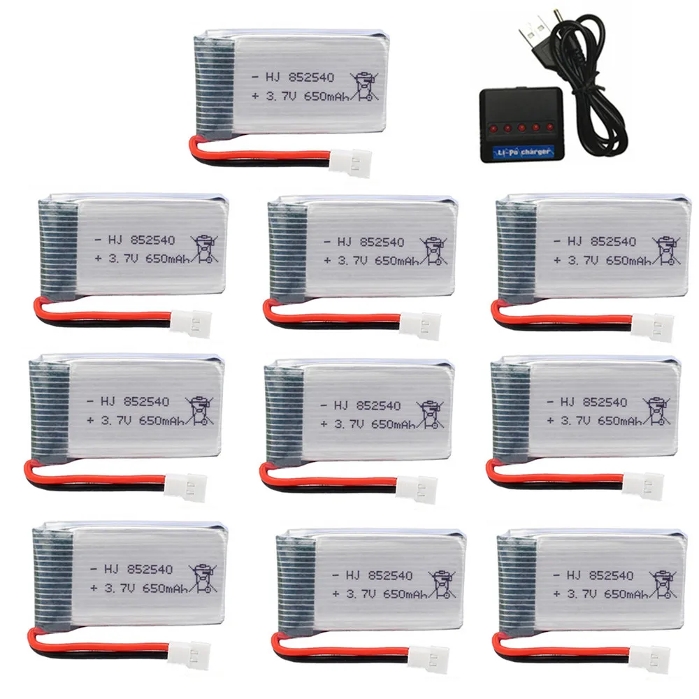 3 7 V 650mAh Li-po батарея для SYMA X5C X5C-1 X5 H5C X5SW X6SW H9D 852540 Дрон с перезаряжаемым