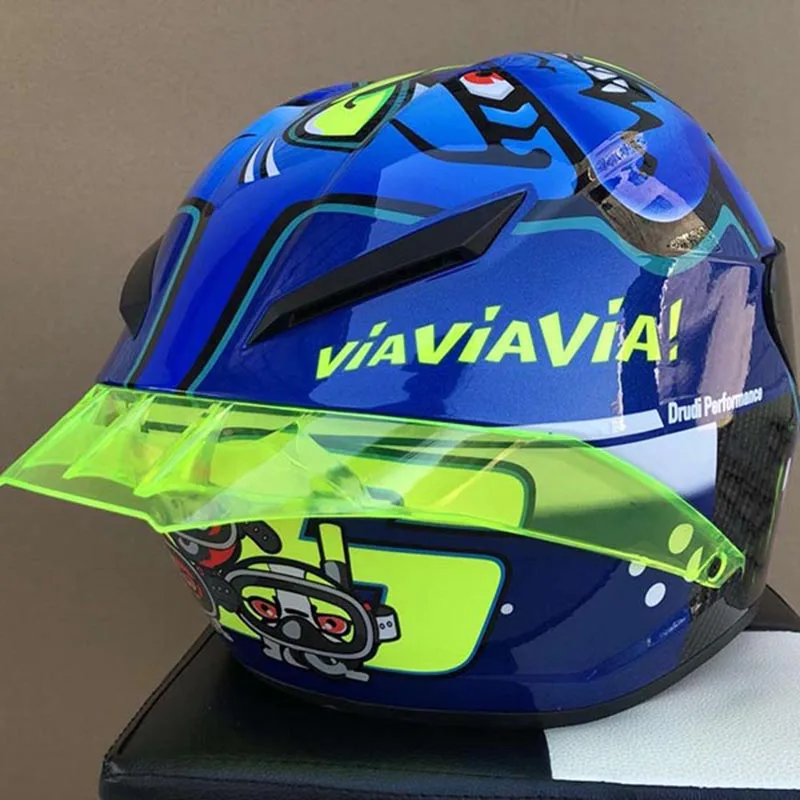 Гоночный шлем для мотоцикла оригинальный на все лицо с большой акулой одобрен ECE |