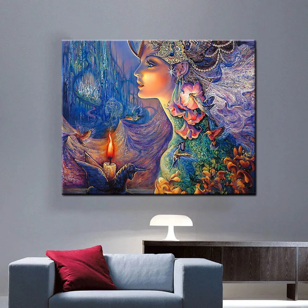 

character Diamond Embroidery abstract Full Drill Square Room Home Decor Picture 5D DIY Diamond Painting Mosaic Beautiful Girl