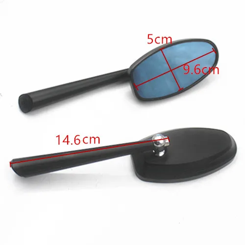 Алюминиевые мотоциклетные зеркала заднего вида для мотоцикла Honda Yamaha Kawasaki KTN Cafe