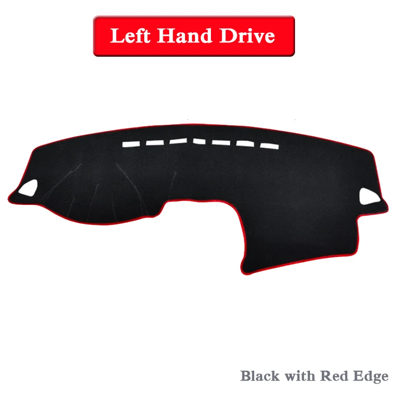 Автомобильная стайлинговая накладка на приборную панель, избегающая света, розовая, для Mitsubishi ASX GA XA XB XC 2010-2019 LHD и RHD, антипыльное приспособление.