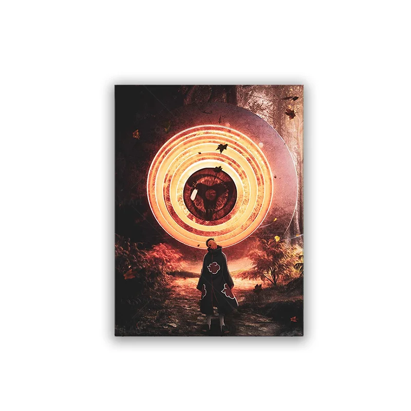 Аниме Акацуки Обито Учиха Шаринган домашний декор холст плакаты печать