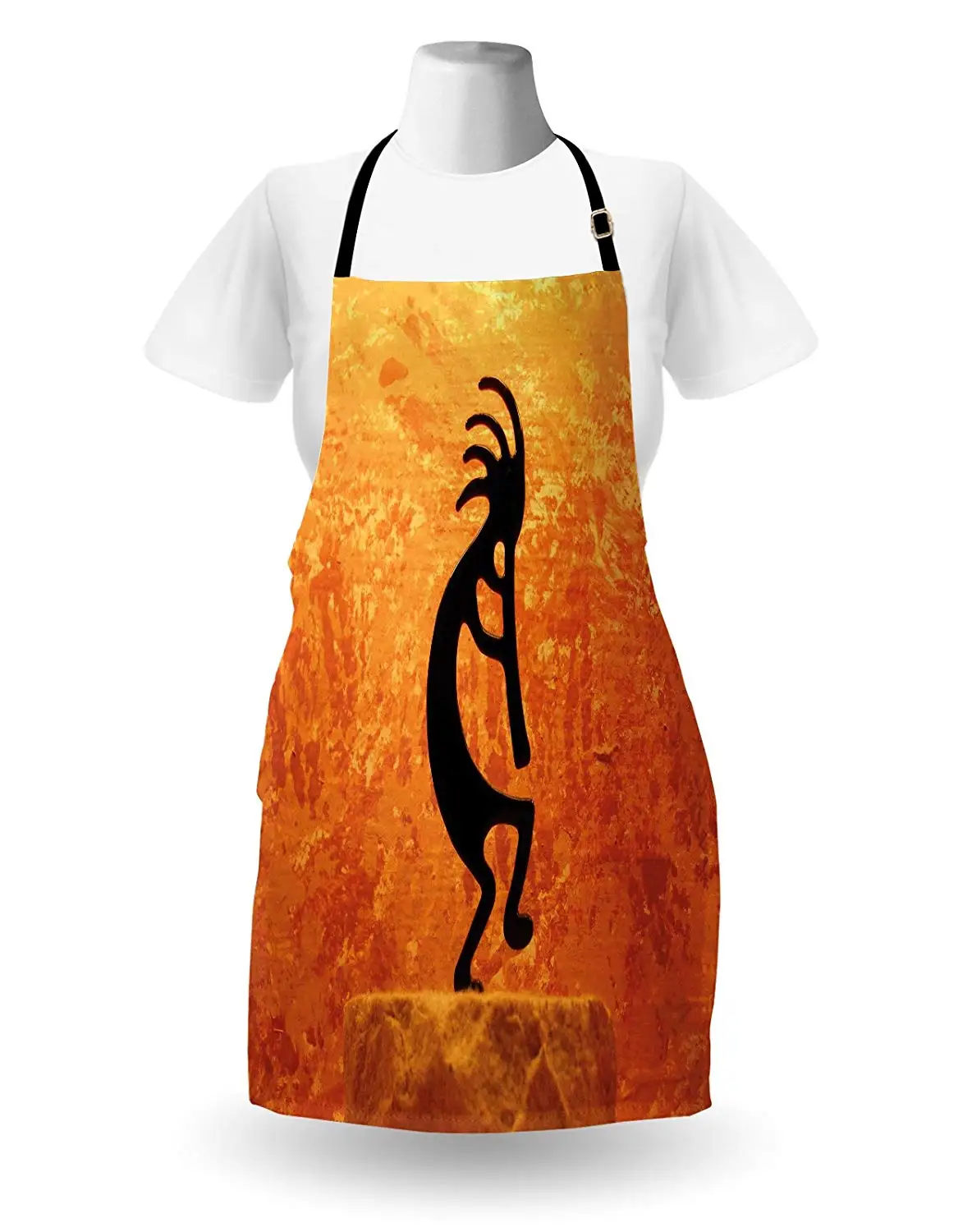 Kokopelli фартук Southwestern стиль Восточная картина искусство женщины мужчины дети