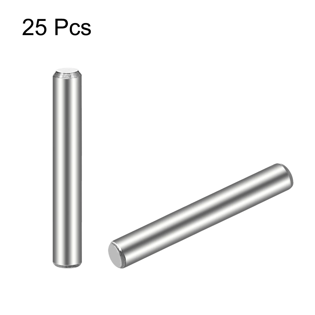 uxcell 25Pcs 3mm x 20mm Dowel Pin 304 Stainless Steel Cylindrical Shelf Support | Обустройство дома