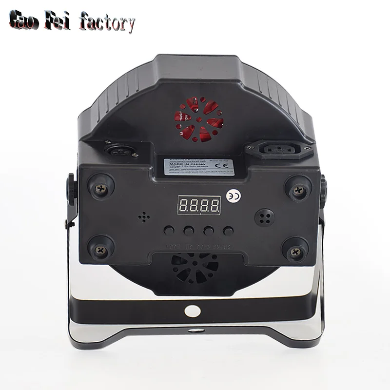 DMX Control LED Par 7x12W RGBW 4IN1 Luxury DMX 8 Channels LED Flat Par Light(6pcs/lot