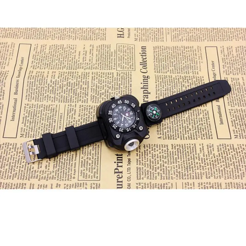 Военный Тактический USB светодиодный Многофункциональный практичный спортивный