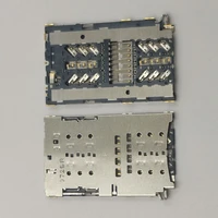 1pcs reader sim card socket for samsung galaxy s7 edge s7edge g9350 g9300 g9308 g935 g930 w2017 w2018 slot tray holder connector